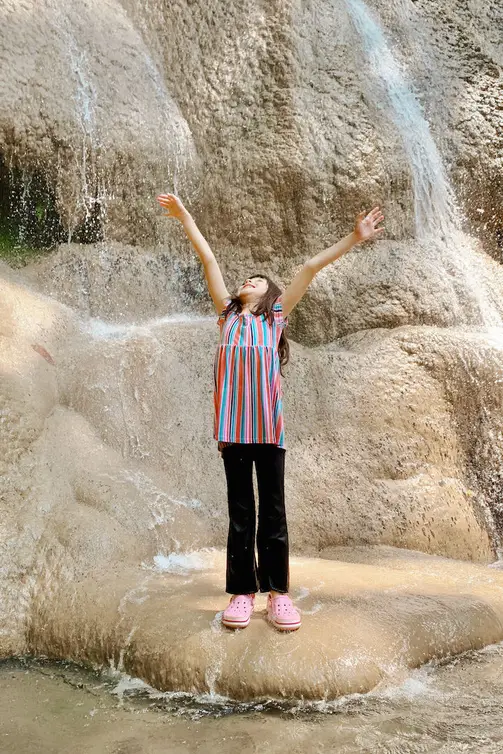 Best things to do with kids in Thailand : Sticky Waterfalls