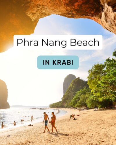 One of the most beautiful destinations in Thailand is Phra Nang Beach in Krabi