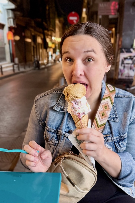 Athens Food Tour with the best gelato in Athens
