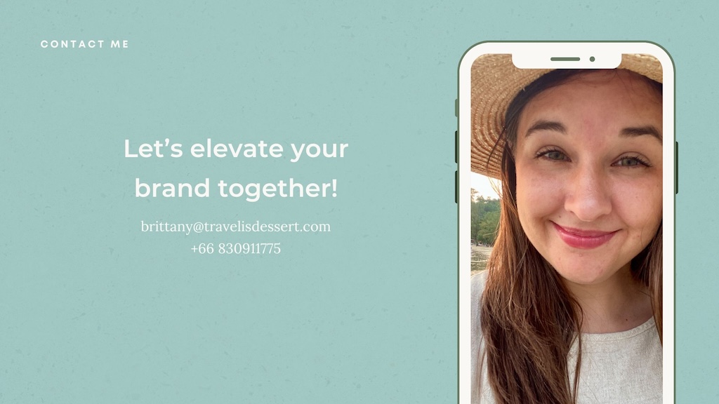Travel Content Creator in Thailand and Product Photographer