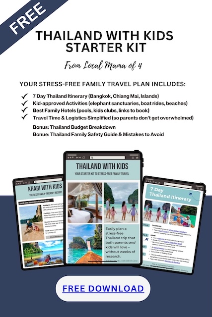 Thailand Family Travel Starter Kit for Thailand Family Trip Plan