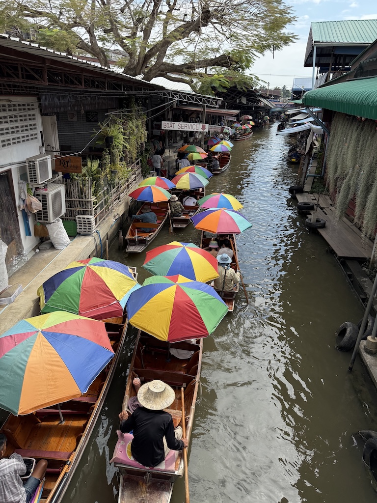 Damnoen Saduak Floating Market in Thailand -- Best Things to Do in Bangkok with Kids
